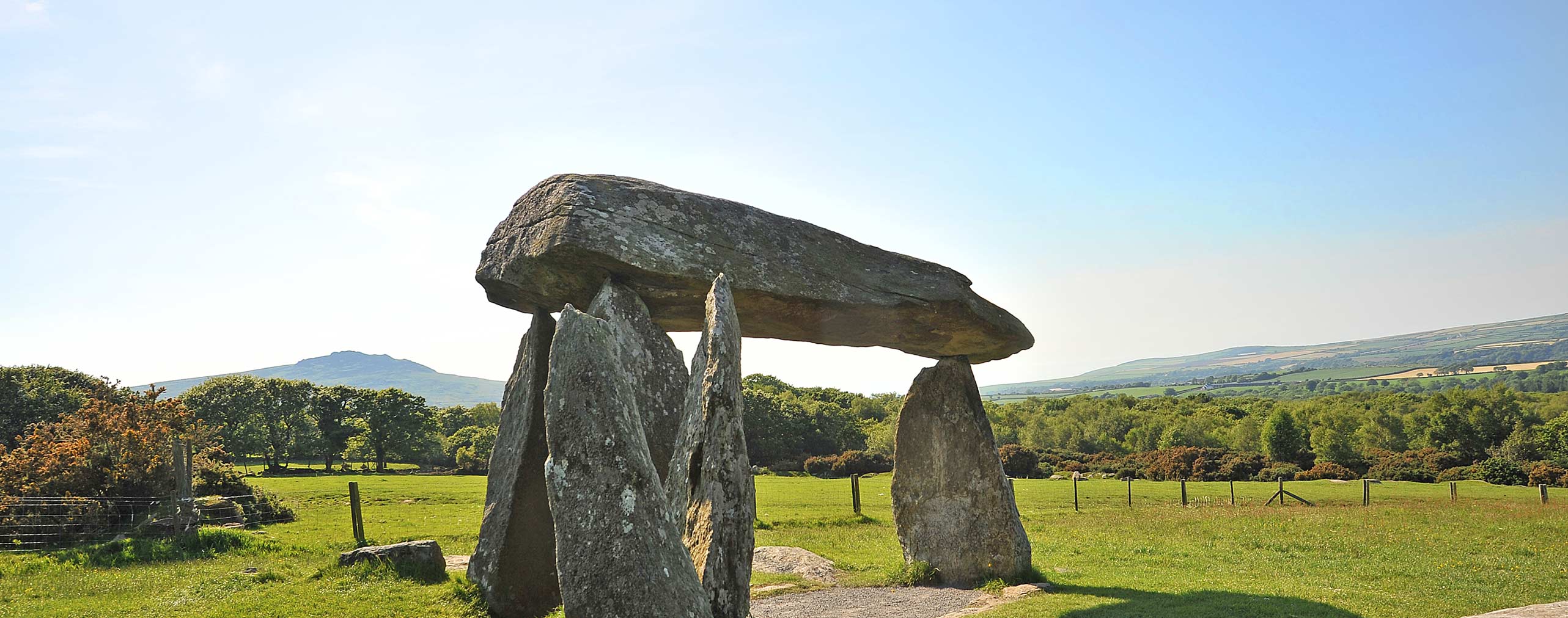 Pentre Ifan with Carningli Mountain behind