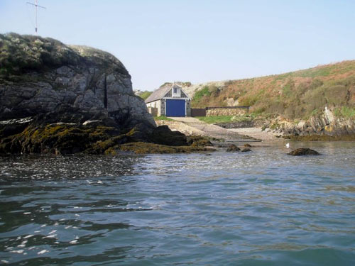View of Lifeboat Station from Nevern Estuary