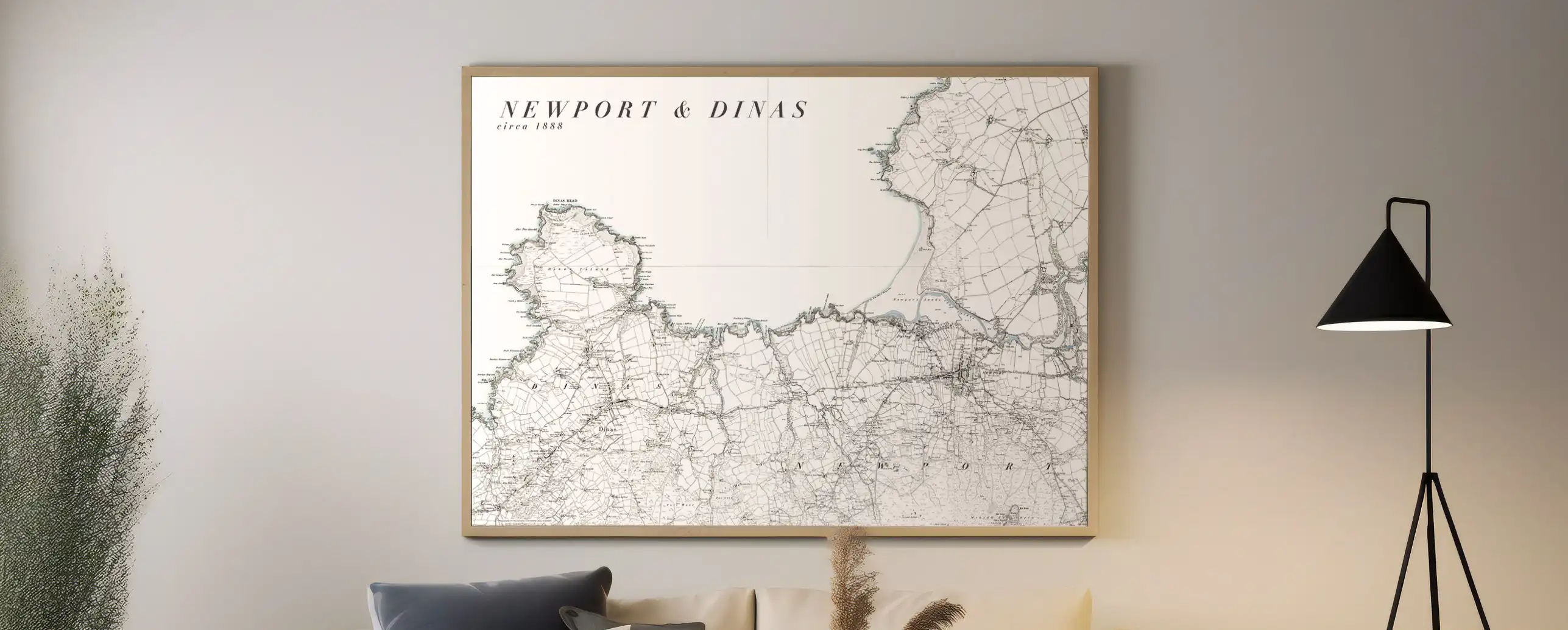 Local coastal antique maps