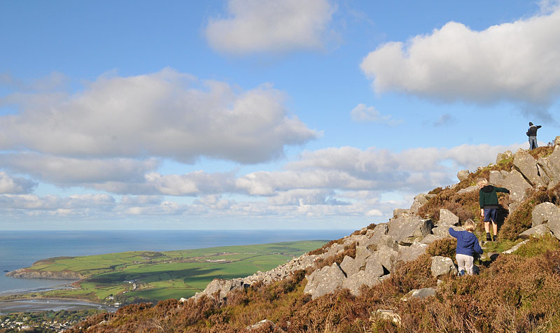 Near the summit