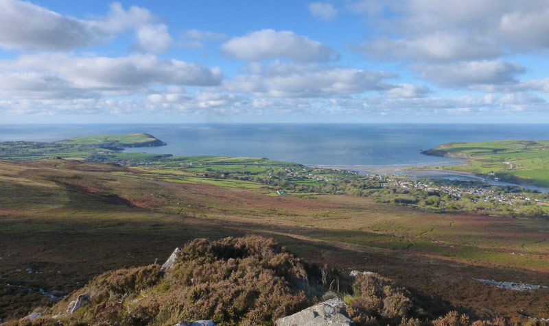 View over Newport Bay from the summit