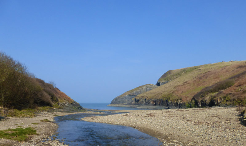 The Small Pebble Beach at Ceibwr