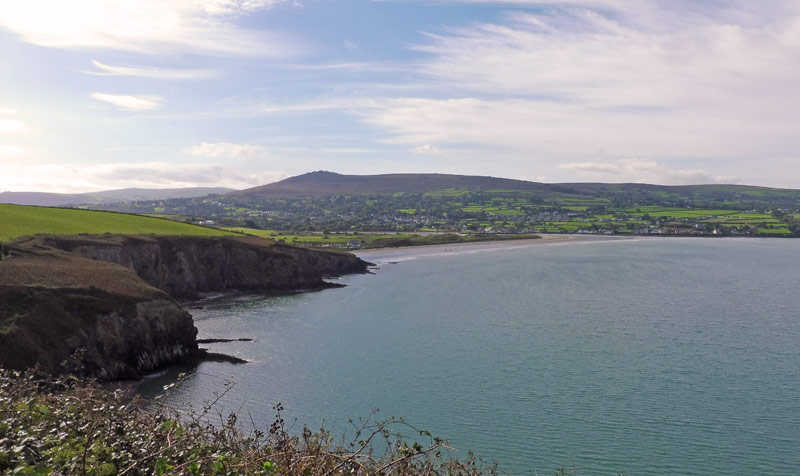 View towards Newport from the coastal path