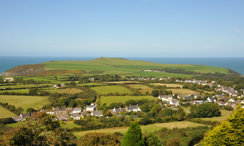 Panoramic from Dinas View Point