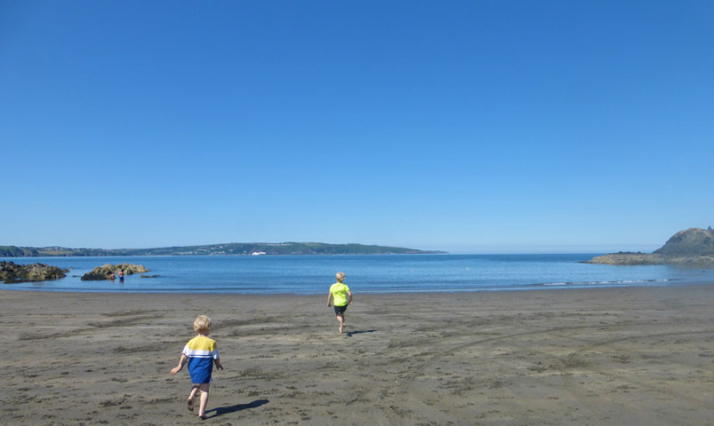 Pwllgwaelod beach. Pwllgwaelod beach