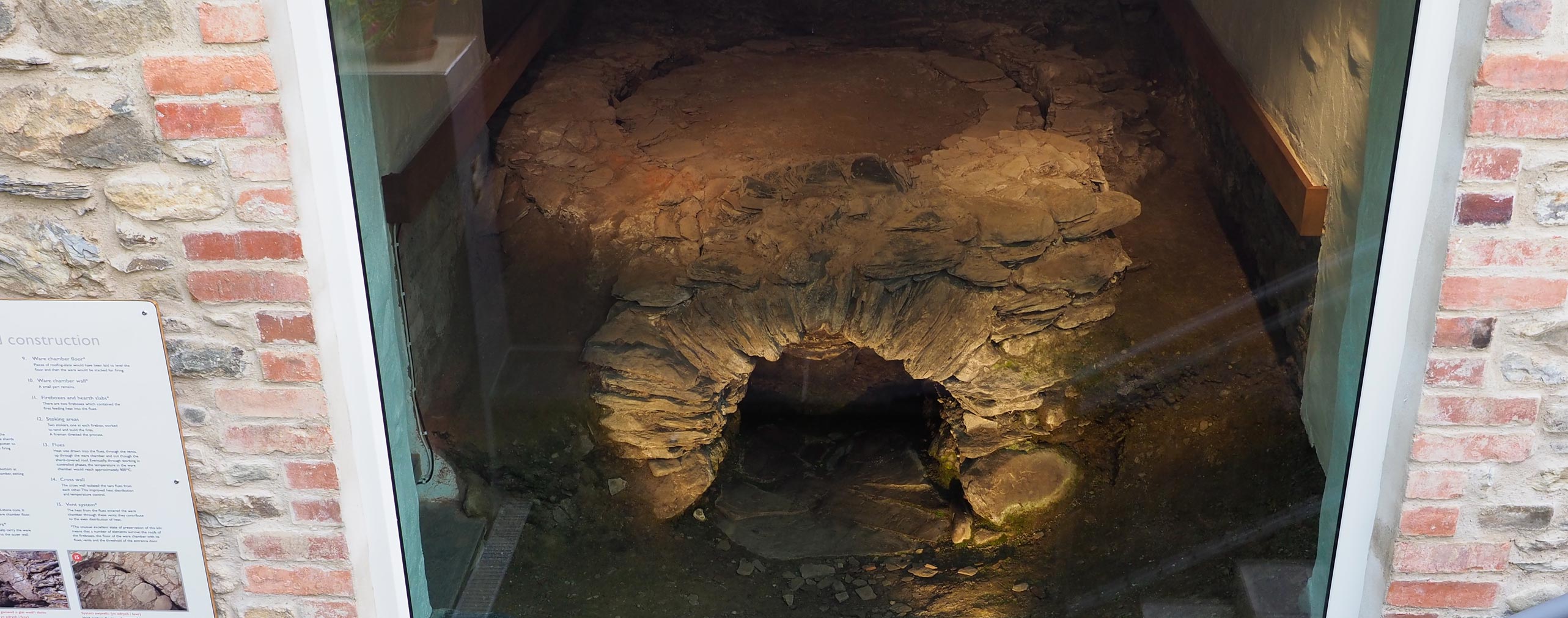The Medieval Kiln under the Memorial Hall