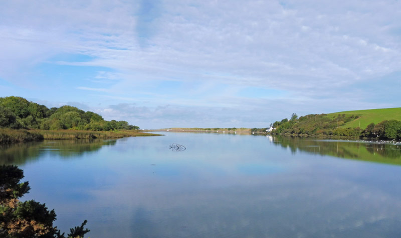 Full tide on the Nevern Estuary Full tide on the Nevern Estuary