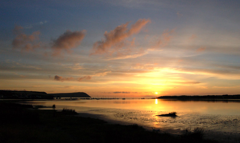 Mid summer sunset over Newport Bay Mid summer sunset over Newport Bay