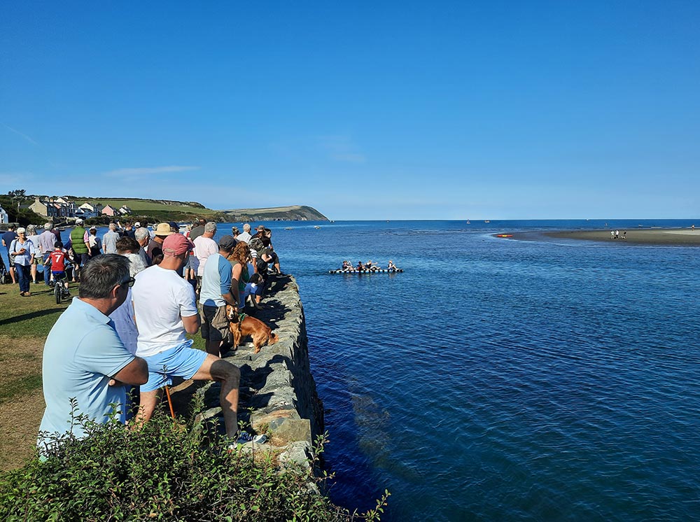 Annual August raft race