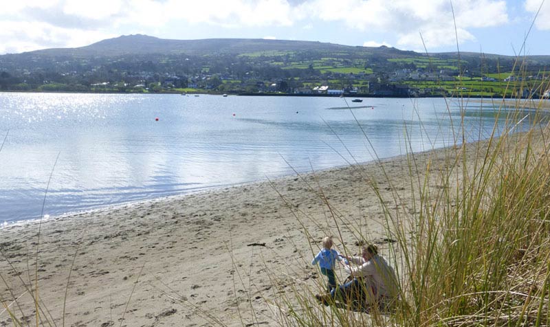 The quieter estuary side to Newport Sands