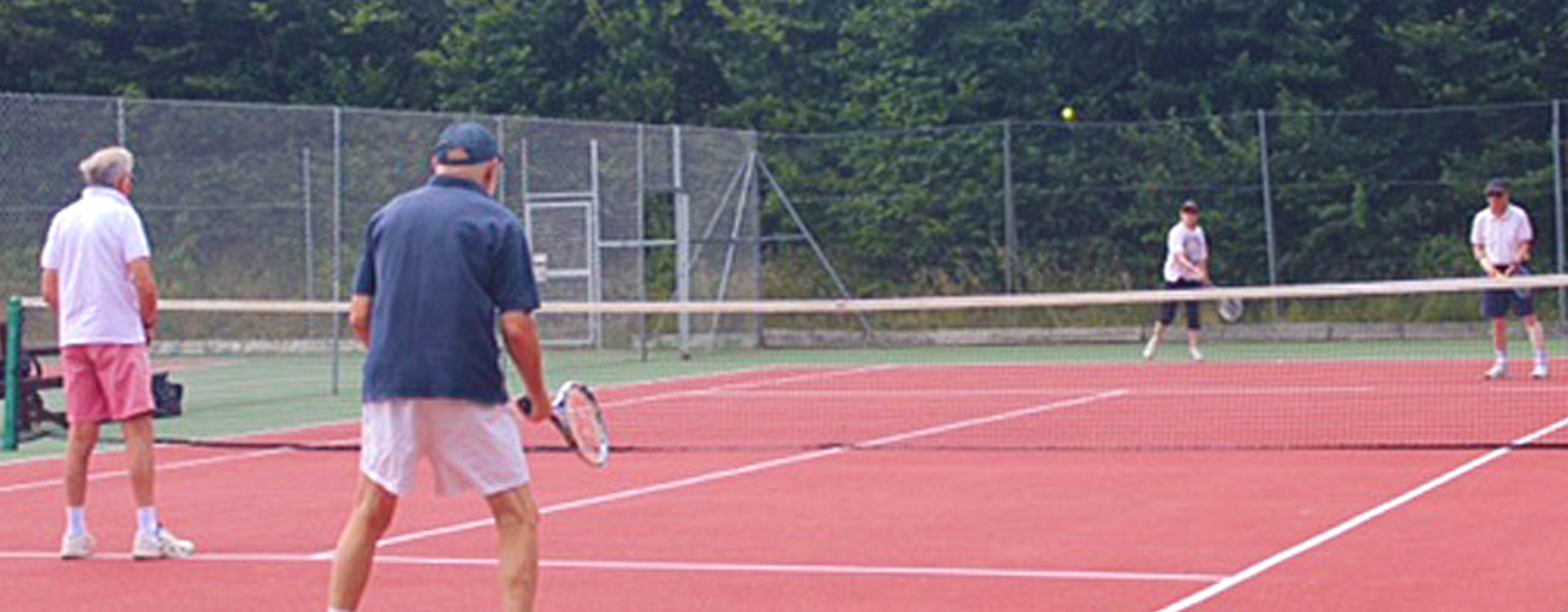 Tennis courts at Newport Pembrokeshire