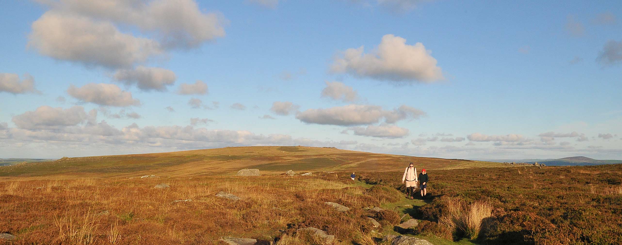 Walking across Carningli Common