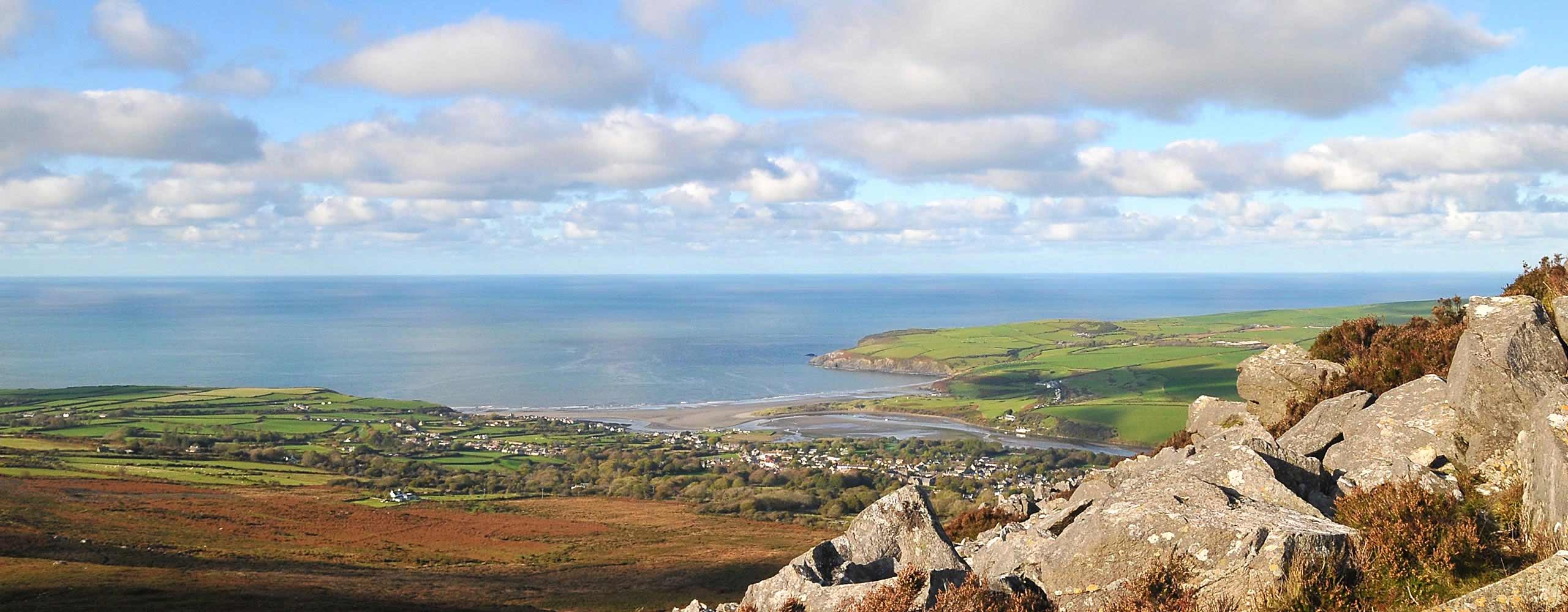 Newport Bay from the summit of Carningli