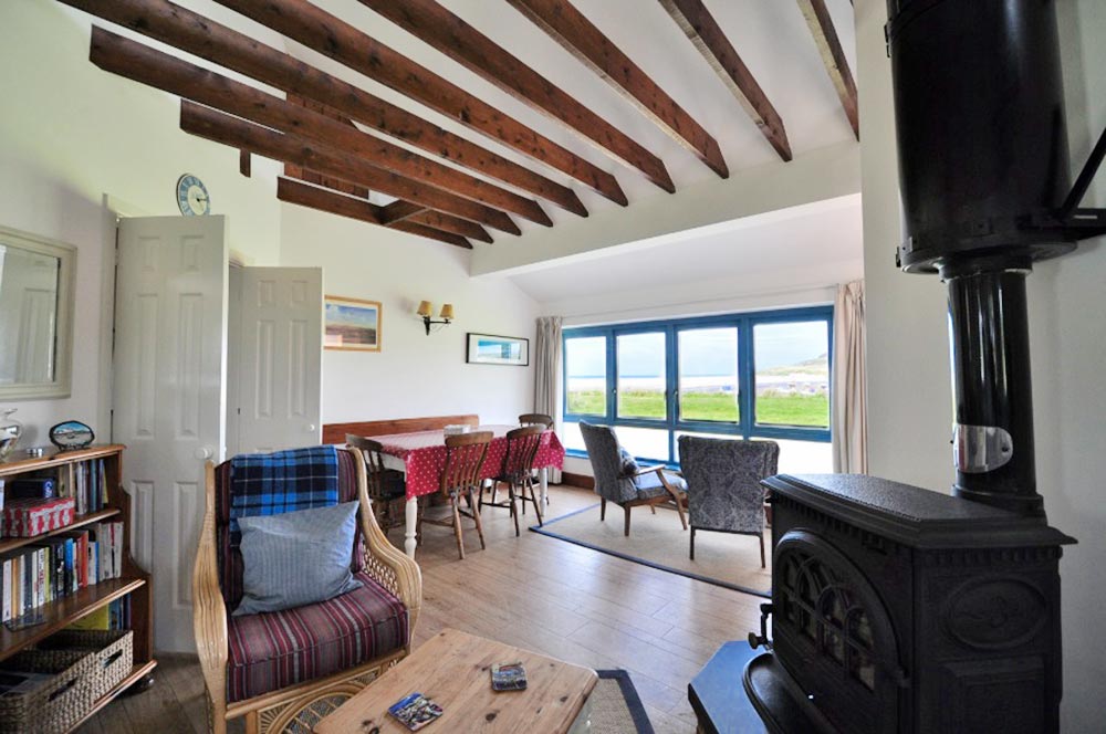 Dining area with views