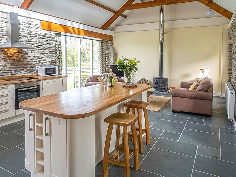 Open plan living / dining and kitchen in Upper Barn Open plan living / dining and kitchen in Upper Barn
